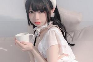 香川澪最新作品集：白丝兔女郎，没想到这么可爱，真的不敢直视啊。